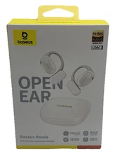 Baseus Bowie MF1 Open-Ear True Wireless EarbudsLDAC HiRes Audio60H Battery White