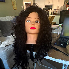 Dark Brown Curly Wig - Adult Fashion Theme Costume Wig