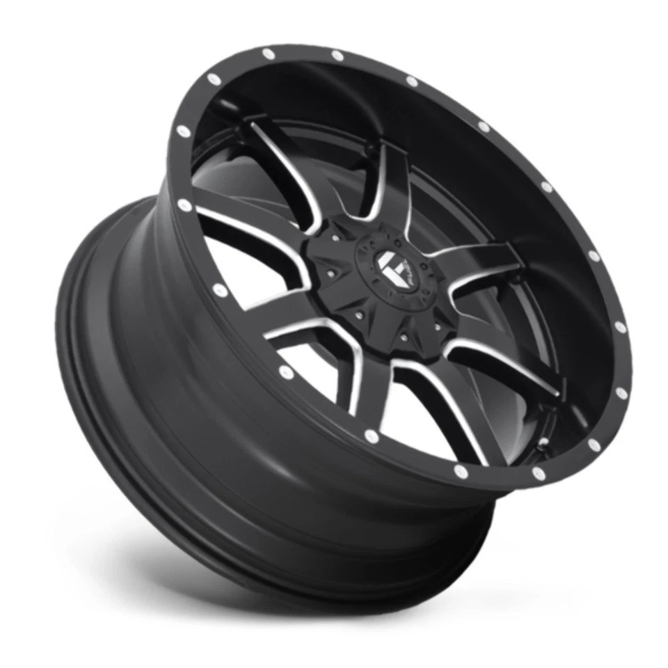 Rueda fresada negra mate Fuel 1 pieza D538 Maverick 17x8,5 5x4,5 5x120 llanta 17" 32 mm Foto 3 de 4