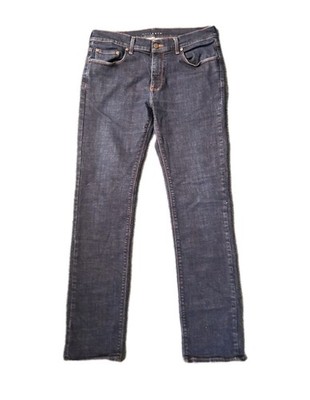 Mott & Bow Straight Slim Jeans Men's 34 X 34'' Blue Stretch Dark Denim