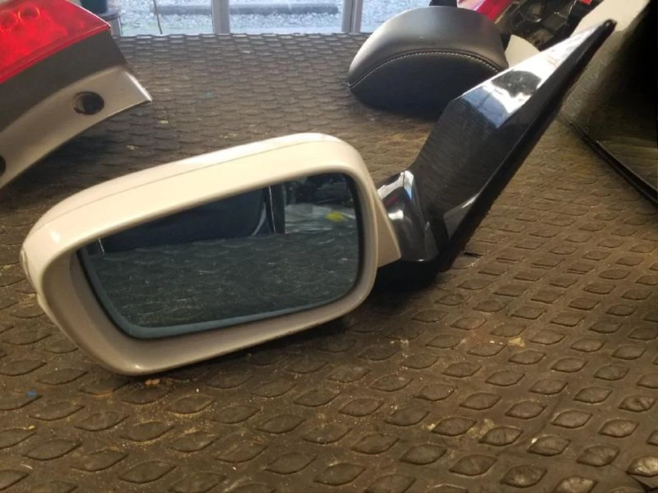 2007-2009 Acura MDX Left Driver LH Side View Door Mirror Power Heated White Oem - Imagem 2 de 4