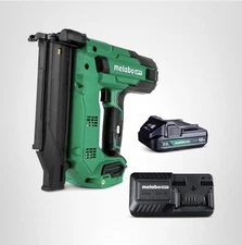 Metabo HPT 18V MultiVolt Compact Cordless Brad Nailer Kit, 18 Gauge Nailer wi...