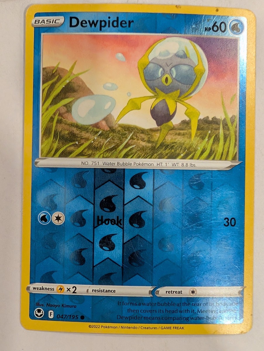 dewpider pokemon card value Pokemon TCG Dewpider Sun & Moon Burning Shadows 14/147 NM