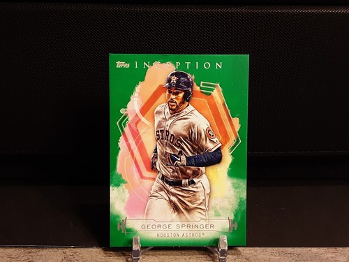 2019 Topps Inception - George Springer #24 Green