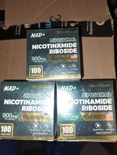 Lot Of 3 Windboss NAD Nicotinamide Riboside Resveratrol Liposomal  Supplements 