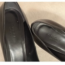 Gucci Black Pointed Toe Stiletto Pump Womens 39 Good - COA