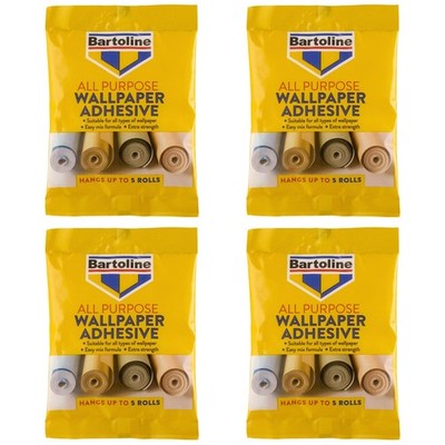 4x Bartoline Allzweck Tapetenkleber Easy Mix Formel extra stark 5 Rollen