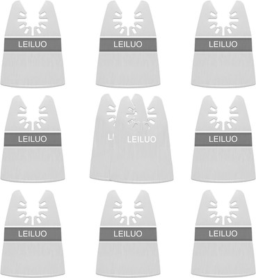 10 Stück Oszillierende Multitool Schaber Sägeblätter   8 Starre Und 2 Flexible S