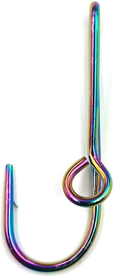 Clip de sombrero de gancho de pescado, pasador de sombrero de gancho de pescado, pasador de sombrero de gancho de pescado, gancho de pescado para sombrero Tie Cla Foto 3 de 4