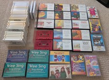 Vintage Lot of 41 Scholastic Audio Book Cassettes  11 Extra Learning Fun Tapes