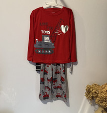 NWT Boys 5T Carter 3 Pcs. Pajama Set L/S Top Shorts Pants "Love You Tons" Truck