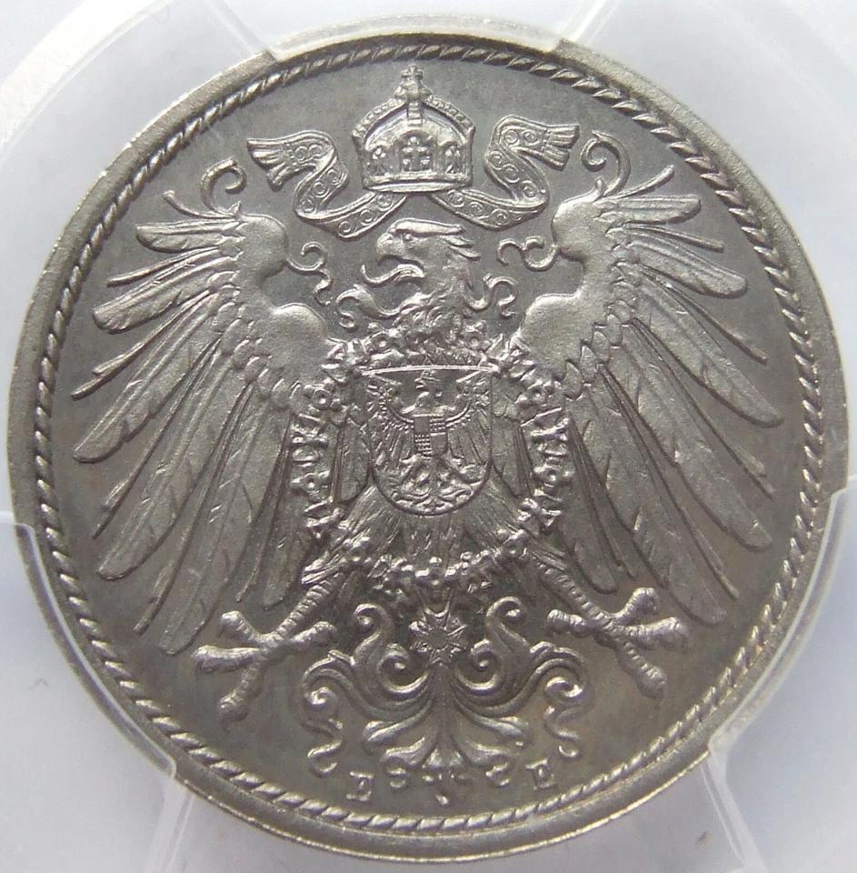 German Empire Kaiserreich 10 Pfennig 1894 E In Proof PCGS PR66 - Image 2 of 4