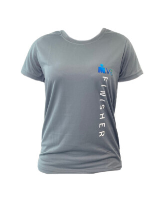 IRONMAN Finisher Shirt Viewsport Triathlon Gray Training Tee