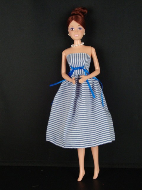 barbie striped dress