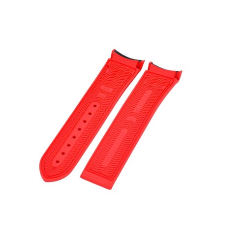 22 mm Stoffbeschichtetes Gummi Uhrenarmband für Omega Seamaster Planet Ocean 600 m - Bild 2 von 6