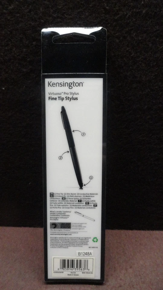 Kensington Virtuoso Pro Fine Tip Stylus Model K39563WW  NEW NEVER OPENED - Image 2 of 4