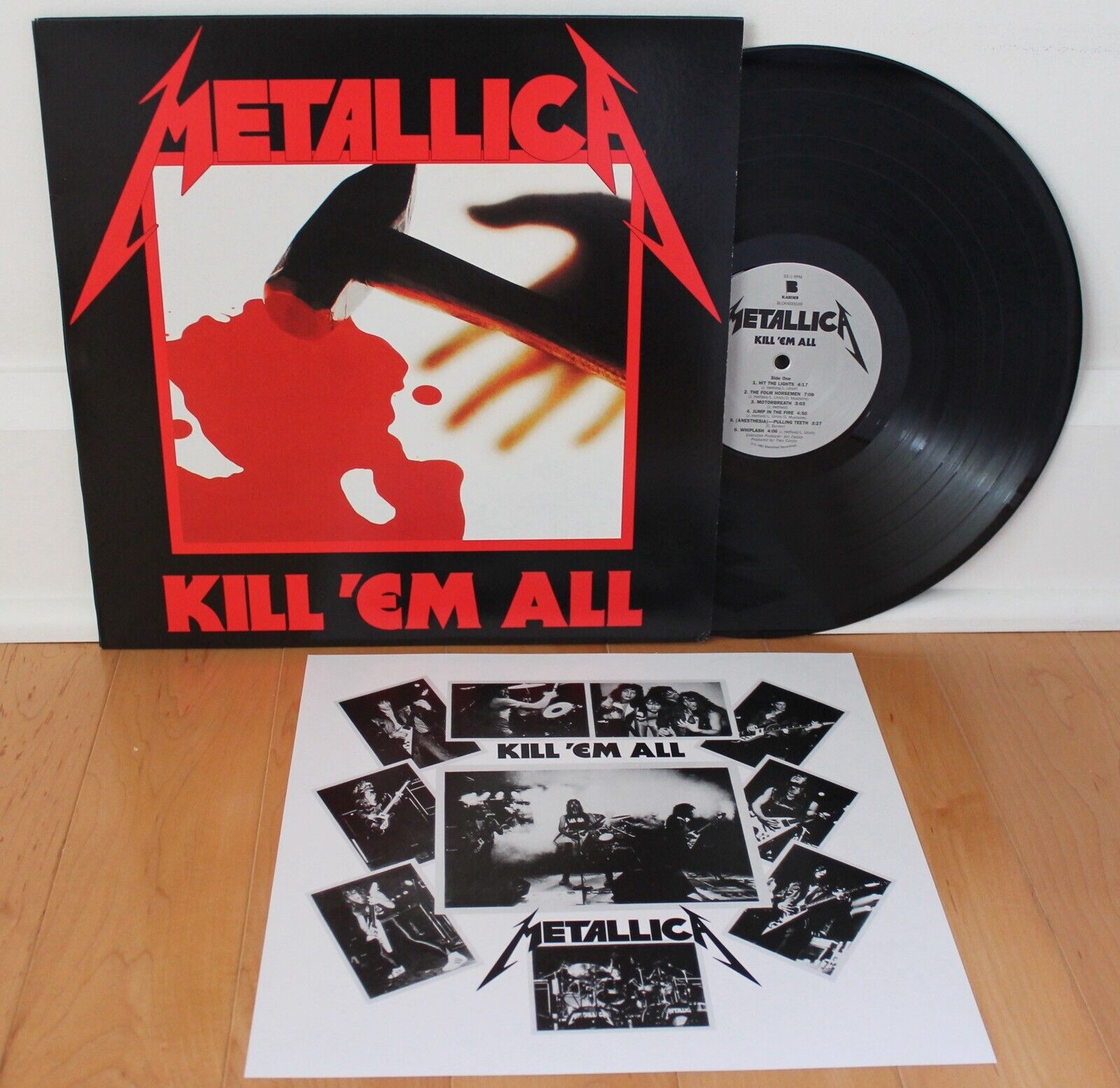 METALLICA KILL 'EM ALL   LPフランス輸入版