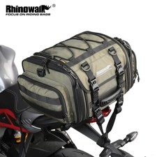 Rhinowalk Motorcycle Bag 19L-32LRear Seat Tail Saddle Bag Expand with Rain Cover