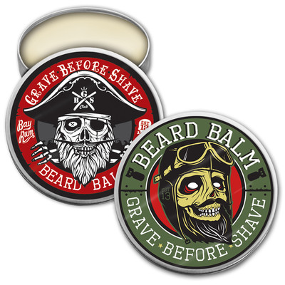GRAVE BEFORE SHAVE BEARD BALM DUAL PACK (Bay Rum, and Original GBS Beard Balm)