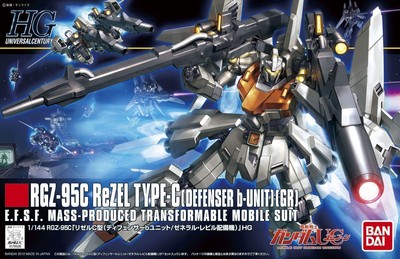 Rezel様用 Bandai Gundam HGUC 1/144 RGZ-95C ReZEL Type-C Defenser b-Unit