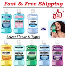 Listerine Ultraclean Oral Care Antiseptic Mouthwash,(Select Flavor & Types)