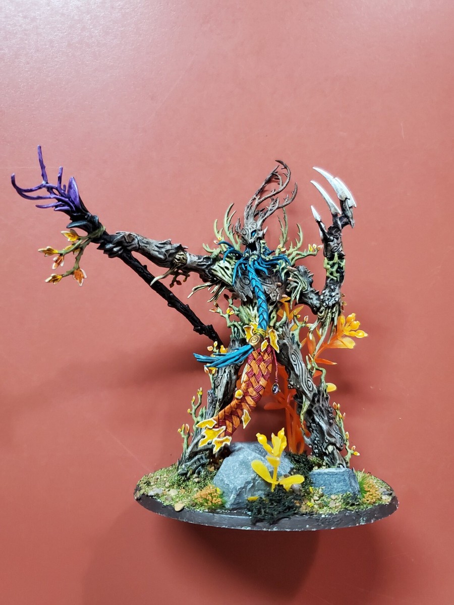ウォーハンマー　塗装済み　シルヴァネス Treelord Ancient ウォーハンマー 塗装済み シルヴァネス Treelord Ancient