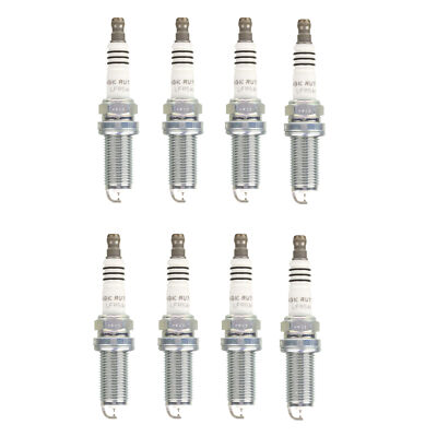 NGK Ruthenium HX Spark Plug Set Of 8 - Gap 0.040" - LTR5AHX - For Cadillac, Chevy, GMC V8