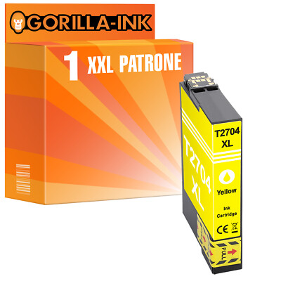 Patrone XXL Yellow für Epson Workforce WF-7610 DWF WF-7615DWF WF-7620DTWF GI2704