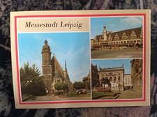Ak Messestadt Leipzig 1989 DDR beschrieben