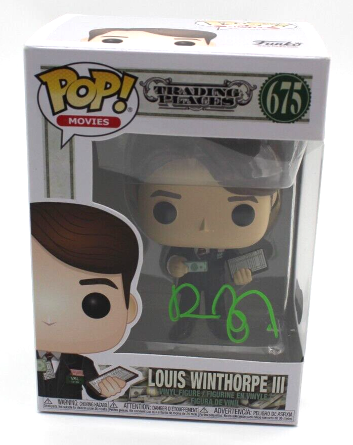 Dan Aykroyd Signed Funko Pop 675 Trading Places w/Beckett COA BM61825  Winthorpe