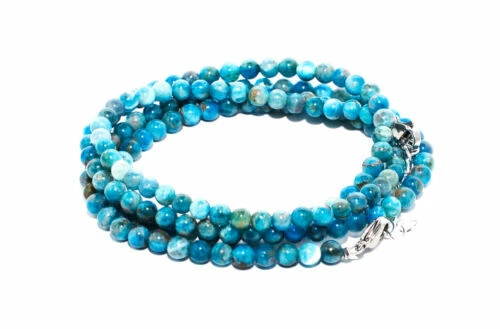 Bracelets fantaisie bleu en pierre