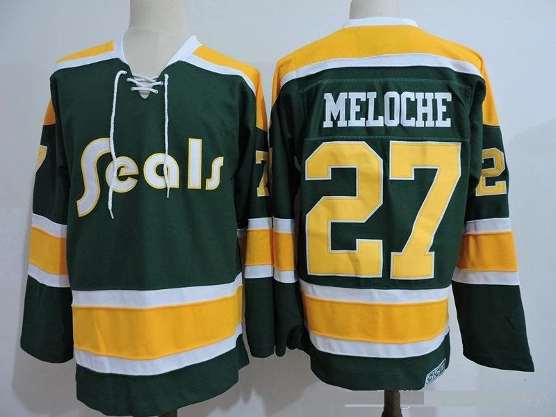 Oakland Seals - L - CCM Heritage Golden State NHL Hockey Vintage Sweater  Jersey