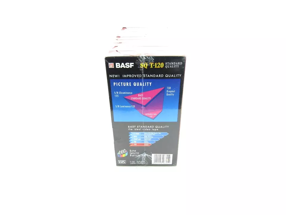 10 Pack BASF SQ T-120 Chrome VHS Videocassettes - Image 4 of 4