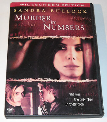 Murder By Numbers DVD Widescreen 2002 Sandra Bullock Ryan Gosling Michael Pitt