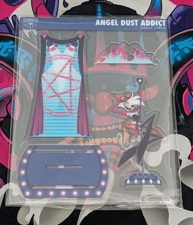 Hazbin Hotel Angel Dust Addict Acrylic Stand From Japan used | eBay