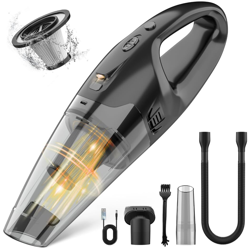 Handheld Vacuum Cordless Rechargeable, Dust Busters Cordless Rechargeable wit...-image