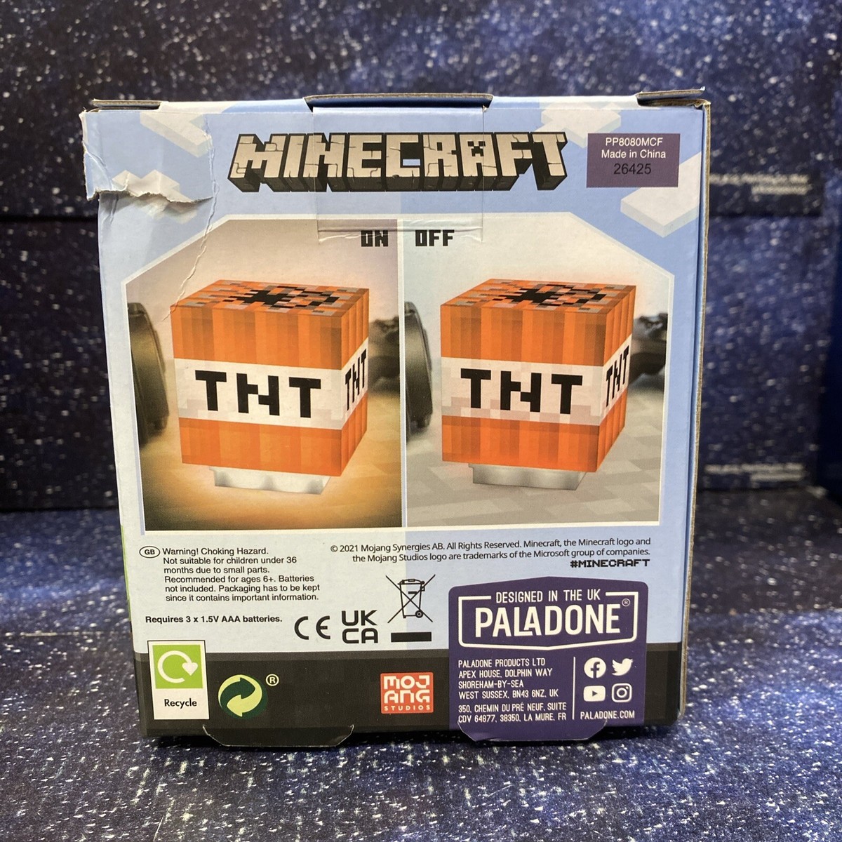 Minecraft TNT Light with Official Game Sounds | eBay