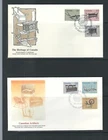 Canada SC # 927-933 18th-19th Century Artifacts FDC . Fleetwood cachet