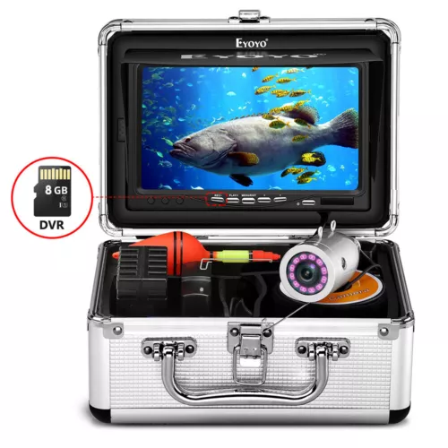 Eyoyo 30m/98ft Unterwasser Angeln Kamera, Fisch Finder Kamera,8GB Video Aufnahme - Bild 1 von 9