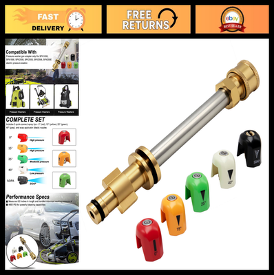 #ad Pressure Washer Gun Adapter amp; Quick Connect Nozzles for Sun Joe SPX Series $39.99