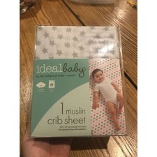 Aden  Anais Crib baby crib toddler Sheet muslin gray stars