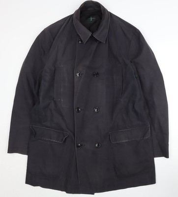 Schwarzer Herrenmantel Jasper Conran UK Größe L