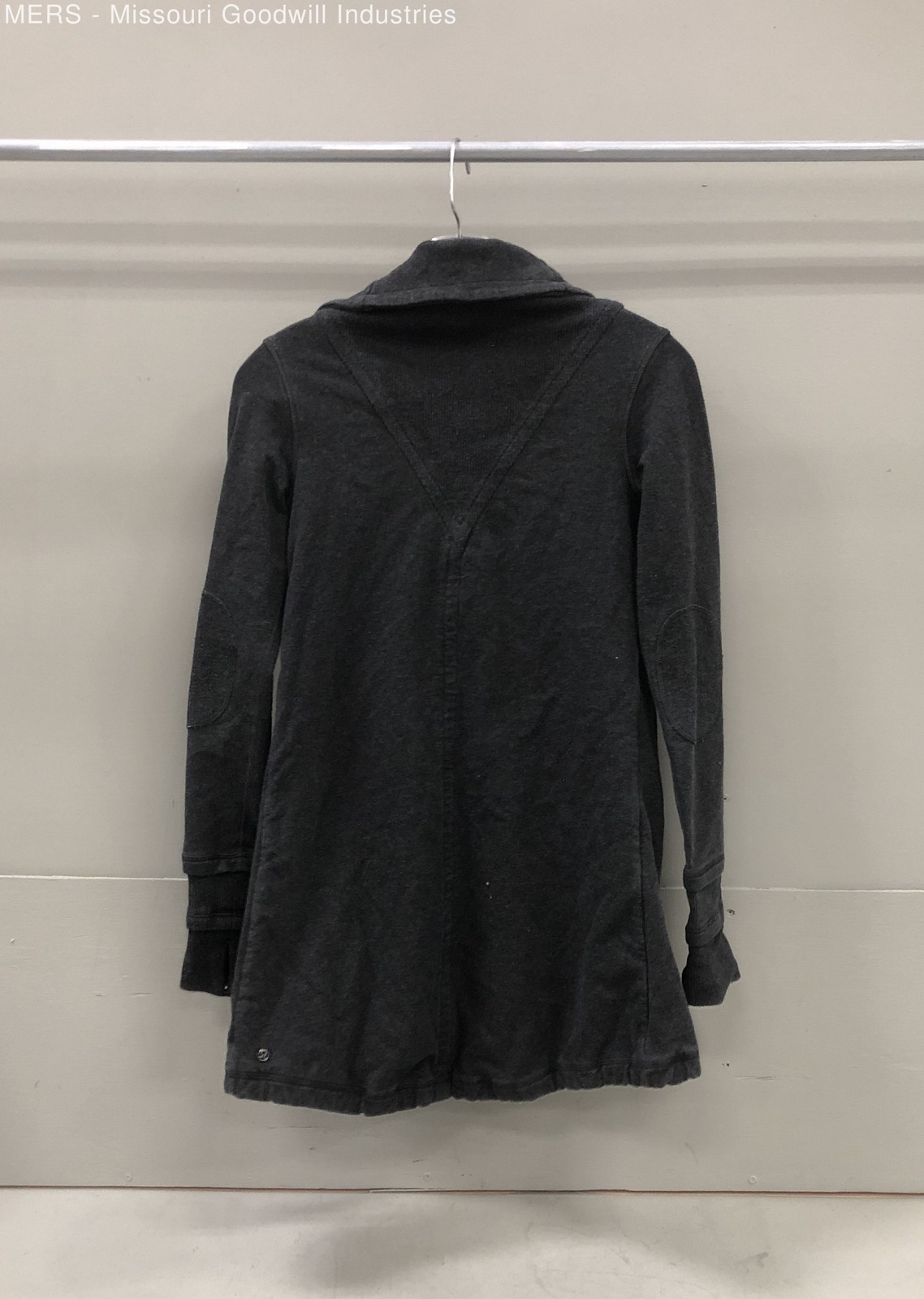 Lululemon Women's Black Solid Double Breasted Asy… - image 2