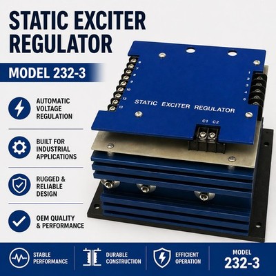Static Exciter Regulator Model 232-3 Industrial Voltage Control Unit AVR Module