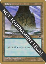 Island (Spire) - 1998 Randy Buehler (TMP) - Medium Play MTG