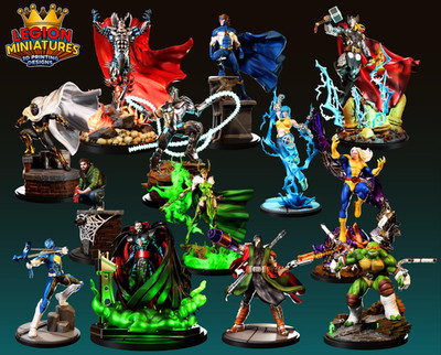26. Februar - Legion Miniatures - Tabletop Games - Resin Miniatur - Fan Art - Marvel