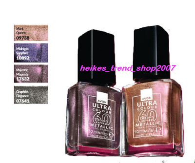 AVON Ultra Colour Nagellack 60 Sekunden Express trocken NEU  Metallic- Finish