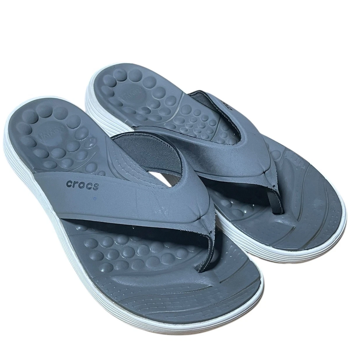 CROCS Thong Sandals Men’s size 12 Crocs Rubber Sandals for Men main image 3