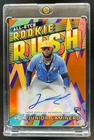 2024 Topps Chrome Junior Caminero All-Etch Rookie Rush Auto Orange Refractor /25