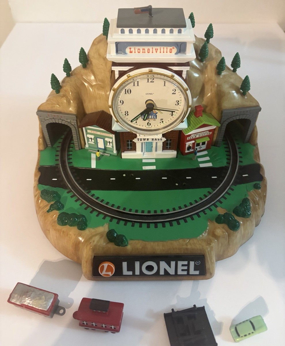 Lionel 100th Anniversary Alarm Clock Talking Clock with Railroad